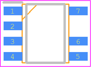 TEA1721AT/N1,118 - NXP PCB footprint - Other - Other - SOT1175-1  (SO7)