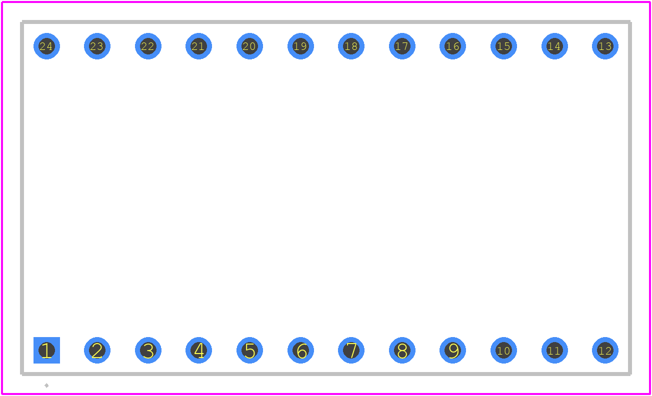 D2824-42 - Harwin PCB footprint - Other - Other - D2824-42-4