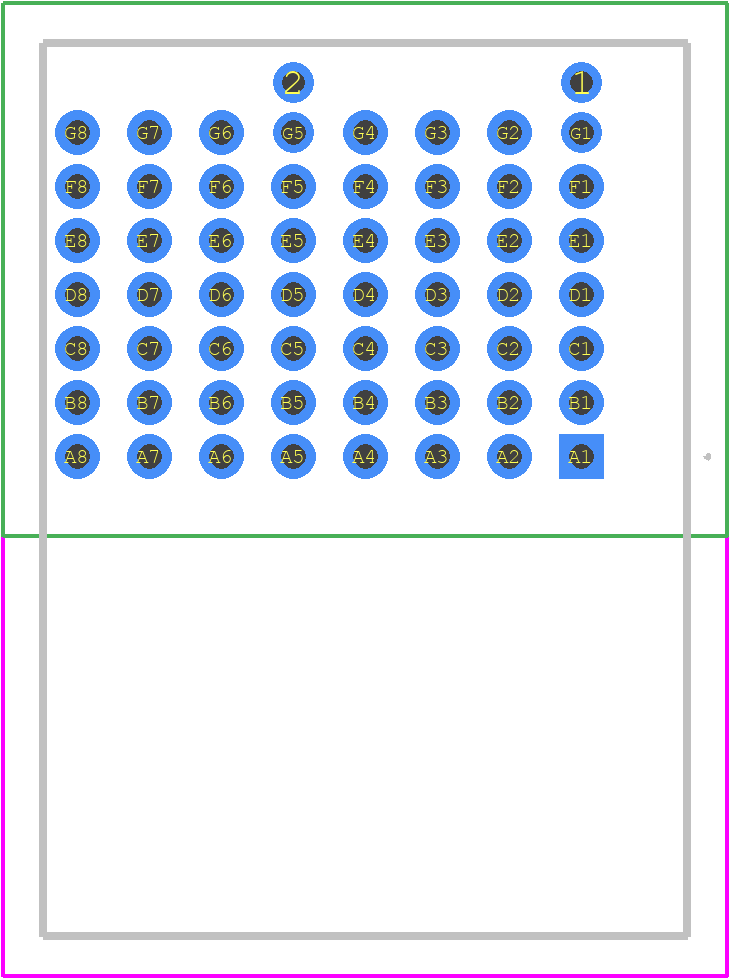 2221810-1 - TE Connectivity PCB footprint - Other - Other - 2221810-1-9