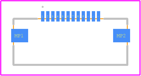 0545501271 - Molex PCB footprint - Other - Other - 0545501271-2