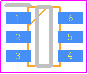 SY8113IADC - Silergy PCB footprint - SOT23 (6-Pin) - SOT23 (6-Pin) - SY8113IADC