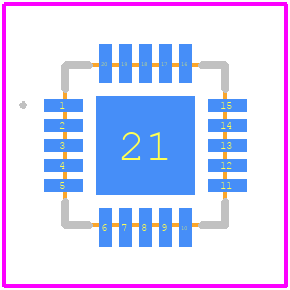 ARG81800KESJSR - Allegro Microsystems PCB footprint - Other - Other - ES ,20-Pin QFN
