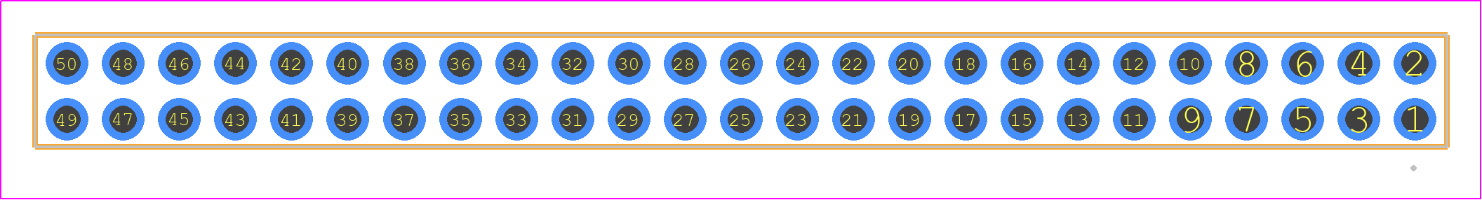 ESQT-125-03-M-D-310 - SAMTEC PCB footprint - Other - Other - ESQT-125-03-X-D-YYY