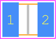 CKG32KX7R2E224M335AH - TDK PCB footprint - Capacitor Chip Non-polarised - Capacitor Chip Non-polarised - CKG32K