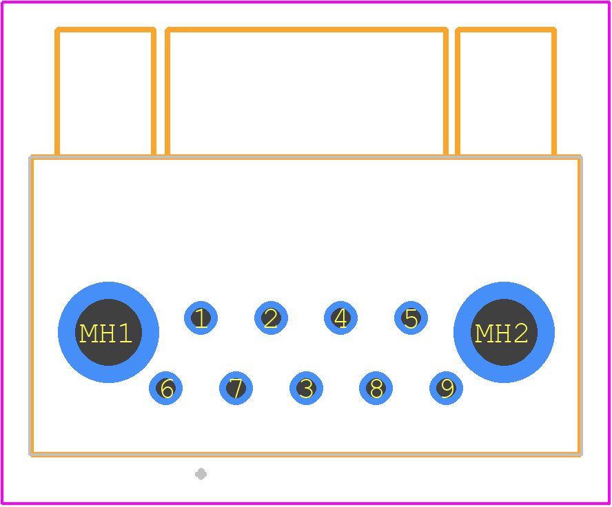 M83513/10-A03NP - Glenair PCB footprint - Other - Other - M83513/10-A03NP-6