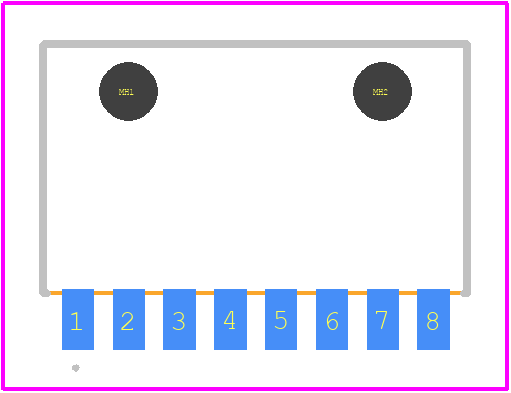 SIBF-08-F-S-AD - SAMTEC PCB footprint - Other - Other - SIBF-08-F-S-AD-2