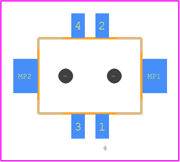 DF11GZ-4DP-2V(20) - Hirose PCB footprint - Other - Other - DF11GZ-4DP-2V(20)-4
