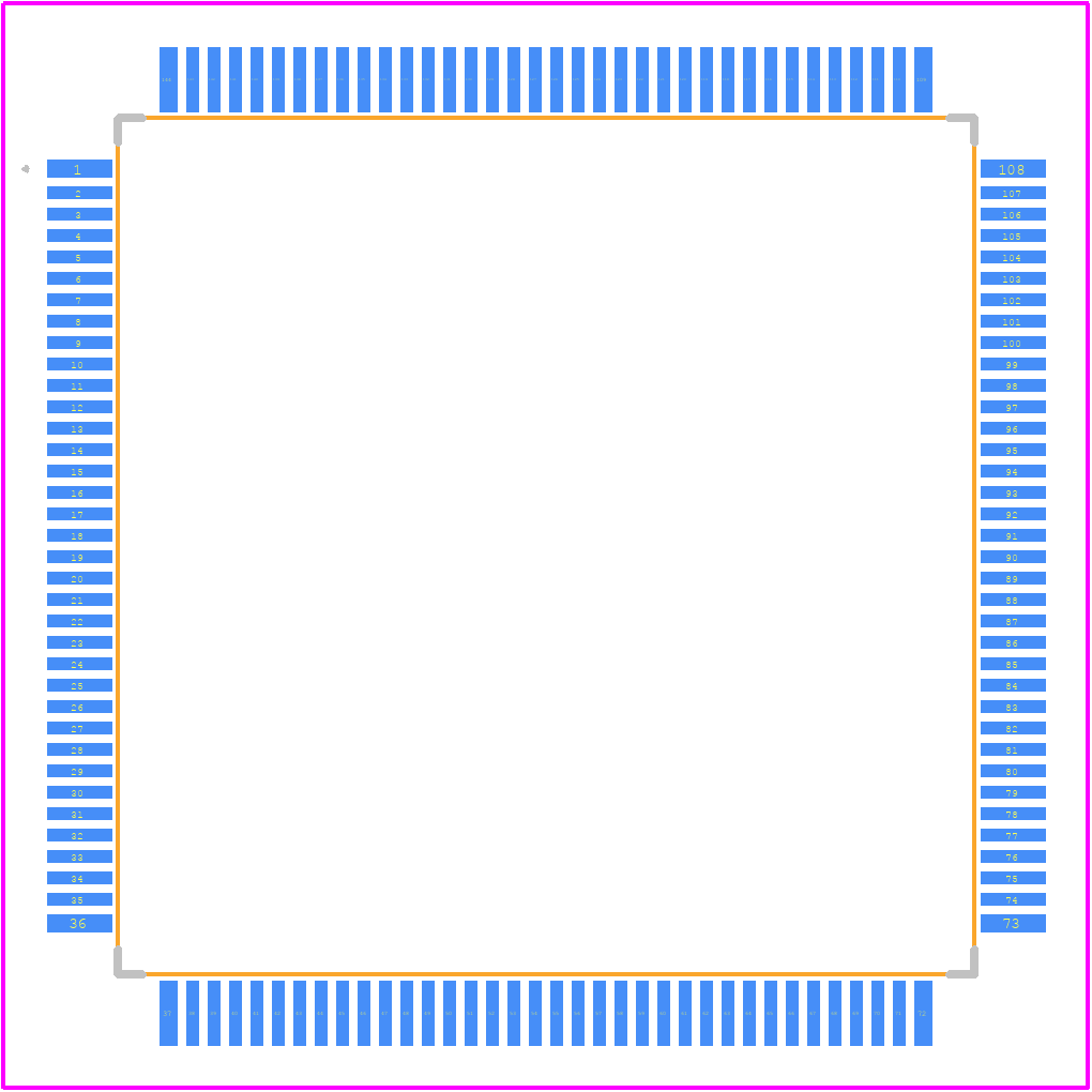 LPC2210FBD144/01 - NXP PCB footprint - Other - Other - LPC2210FBD144/01-4