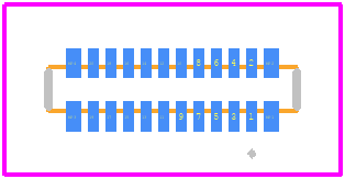 BM14B(0.8)-20DP-0.4V(51) - Hirose PCB footprint - Other - Other - BM14B(0.8)-20DP-0.4V(51)-1