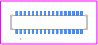 KN13C0.7-30DP-0.4V(800) - Hirose PCB footprint - Other - Other - KN13C0.7-30DP-0.4V(800)-6