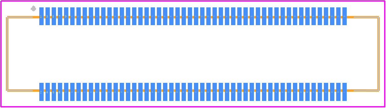 BTH-050-01-F-D-EM2 - SAMTEC PCB footprint - Other - Other - BTH-050-01-F-D-EM2-1