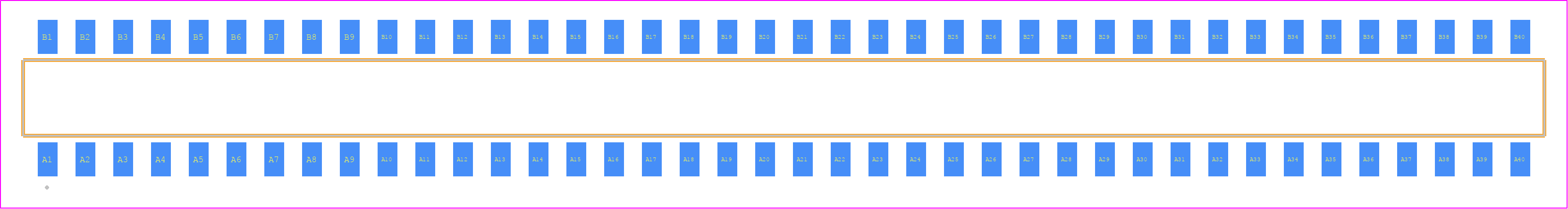 MMS-140-02-F-SH - SAMTEC PCB footprint - Other - Other - MMS-140-02-XXX-SH