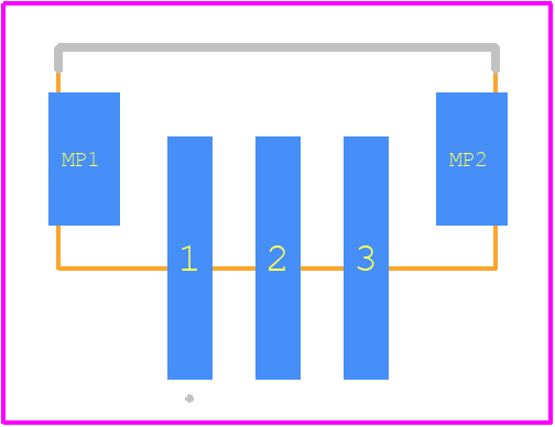 B3B-PH-SM4-TB  (LF)(SN)(P) - JST (JAPAN SOLDERLESS TERMINALS) PCB footprint - Other - Other - B3B-PH-SM4-TB  (LF)(SN)(P)-1