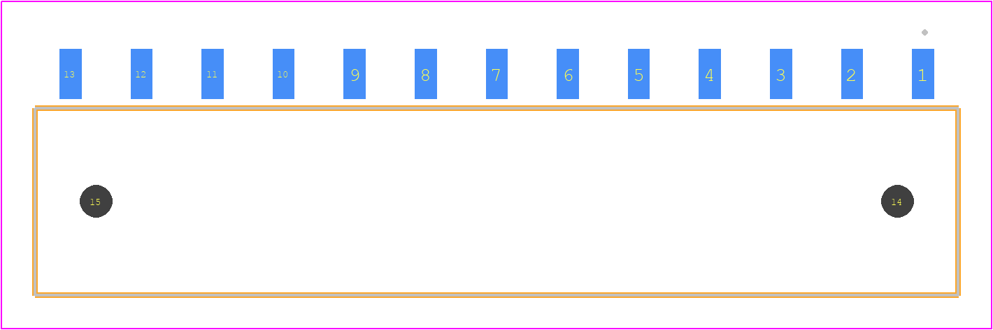 SIB-113-02-F-S-LC - SAMTEC PCB footprint - Other - Other - SIB-113-02-F-S-LC