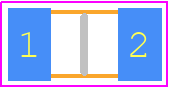 GRT31CR61H106KE01L - Murata Electronics PCB footprint - Capacitor Chip Non-polarised - Capacitor Chip Non-polarised - GRT31 L=3.2mm W=1.6mm T=1.6mm