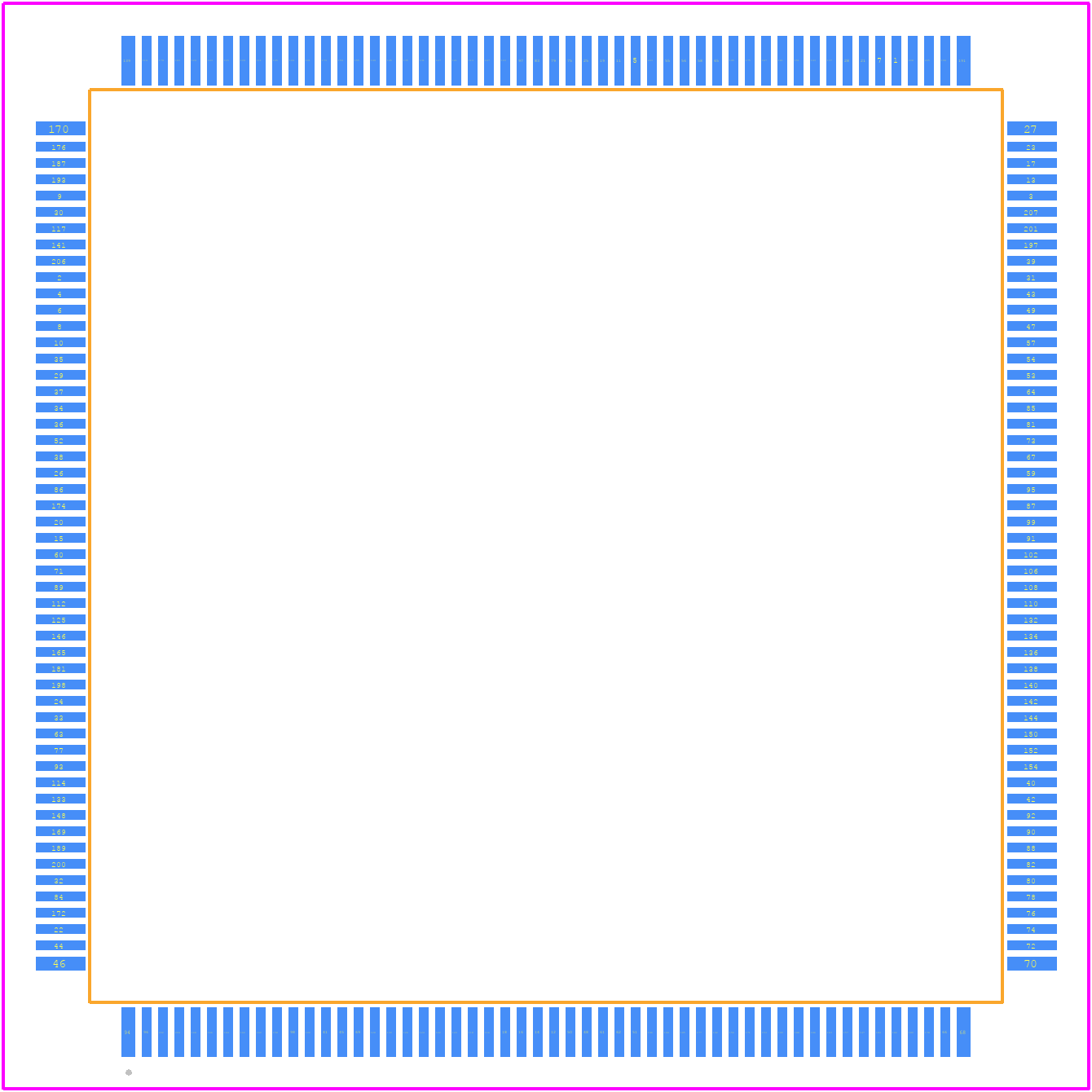 LPC1778FBD208 - NXP PCB footprint - Other - Other - LPC1778FBD208-1