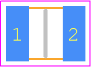 CR1210FR010P05Z - Ever Ohms Tech PCB footprint - Resistor Chip - Resistor Chip - CR1210