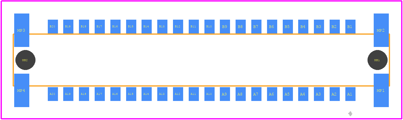254539 - TE Connectivity PCB footprint - Other - Other - 254539