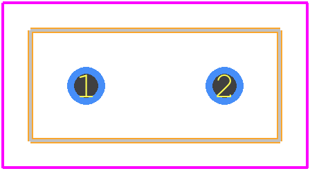 DE2E3SA332MA2BT01F - Murata Electronics PCB footprint - Other - Other - DE2 D=9mm T=4mm F=5mm d=0.6mm