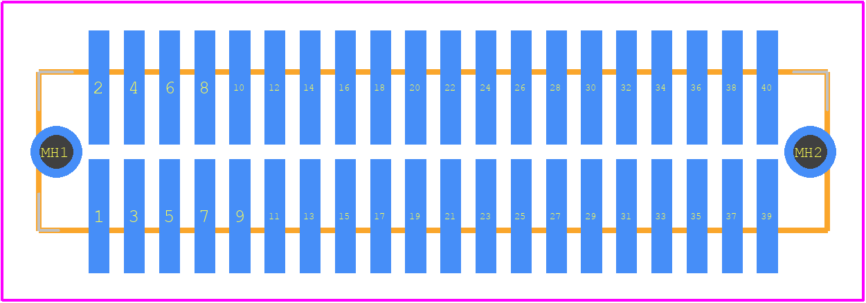 5-104656-4 - TE Connectivity PCB footprint - Other - Other - 5-104656-4-2