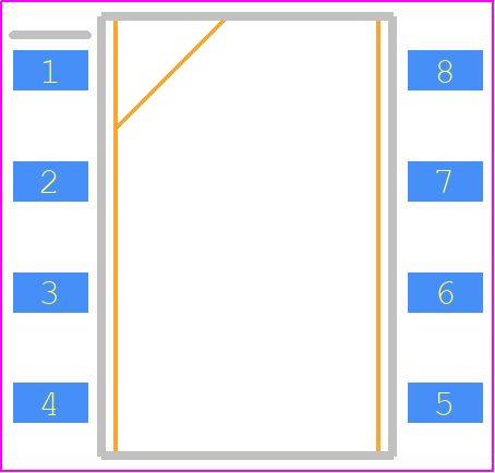 EDS04SGRNTR04Q - TE Connectivity PCB footprint - Small Outline Packages - Small Outline Packages - EDS04SGRNTR04Q