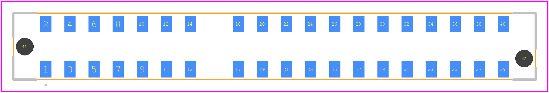 MEC2-20-01-L-DV - SAMTEC PCB footprint - Other - Other - MEC2-20-01-L-DV-4