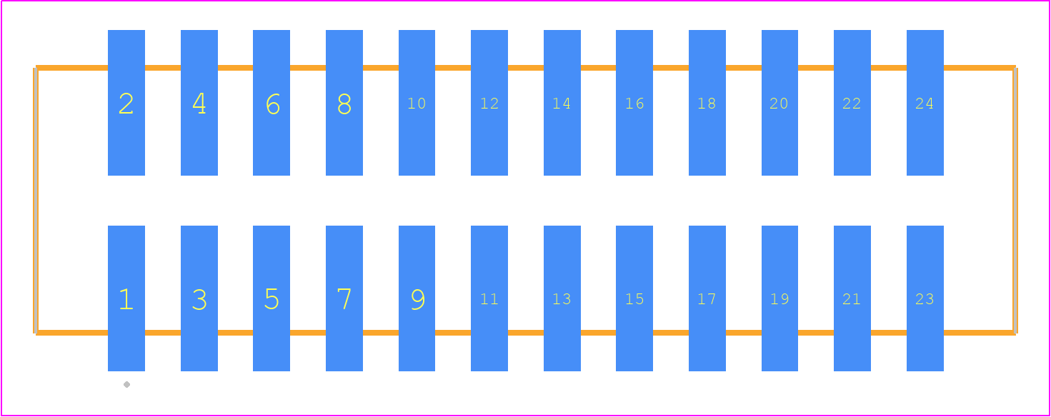 HTSS-112-01-T-DV-P-TR - SAMTEC PCB footprint - Other - Other - HTSS-112-01-YY-DV-P-TR