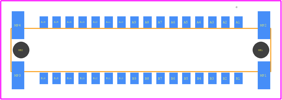 354064 - TE Connectivity PCB footprint - Other - Other - 354064-1