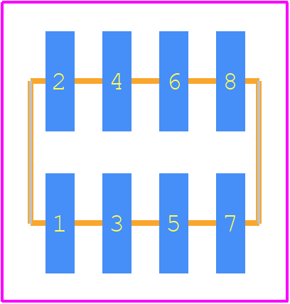 2842144-4 - TE Connectivity PCB footprint - Other - Other - 2842144-4-3