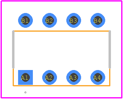 2314936-4 - TE Connectivity PCB footprint - Other - Other - 2314936-4-5