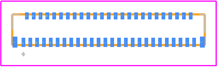 FH36-51S-0.3SHW(99) - Hirose PCB footprint - Other - Other - FH36-51S-0.3SHW(99)-1