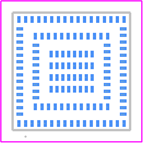 LBWA1UZ1GC-958 - Murata Electronics PCB footprint - Other - Other - LGA-136