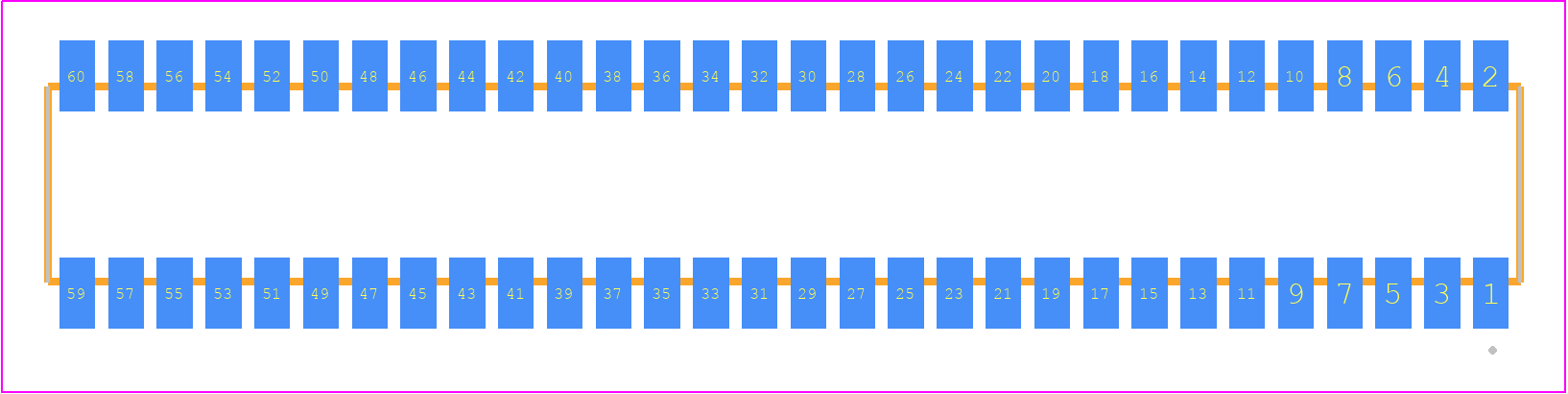 RSM-130-02-S-D - SAMTEC PCB footprint - Other - Other - RSM-130-02-XX-D