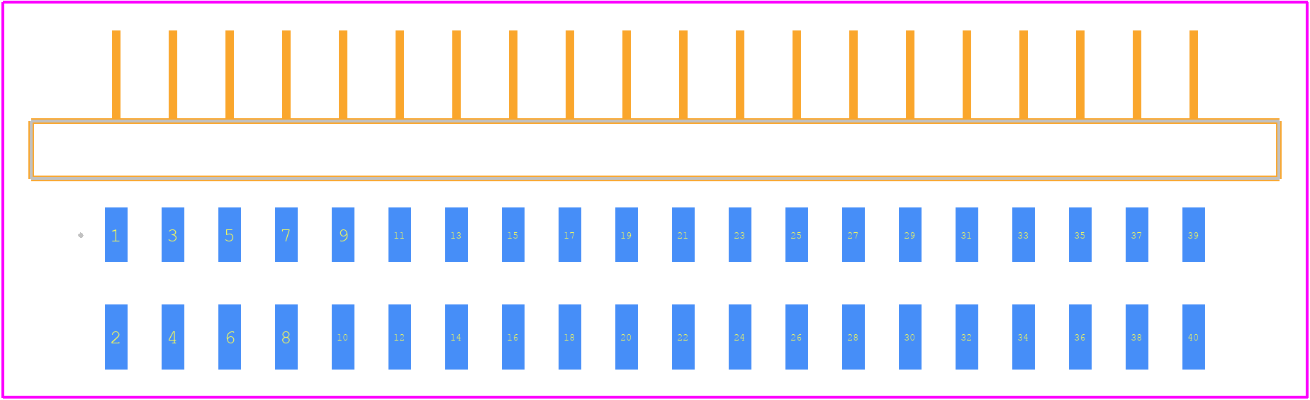 TSH-120-01-L-DH - SAMTEC PCB footprint - Other - Other - TSH-120-01-L-DH-2