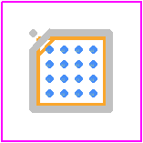 LPC802UKZ - NXP PCB footprint - BGA - BGA - SOT1393-2 (WLCSP16)+-