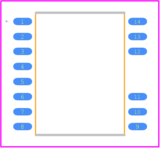 Si823H2CD-IS3 - Silicon Labs PCB footprint - Other - Other -  SOIC-14 WB_2021