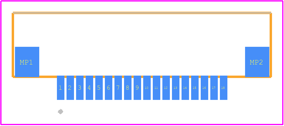 AFC08-S18FCC-00 - JUSHUO PCB footprint - Other - Other - AFC08-S18FCC-00-2