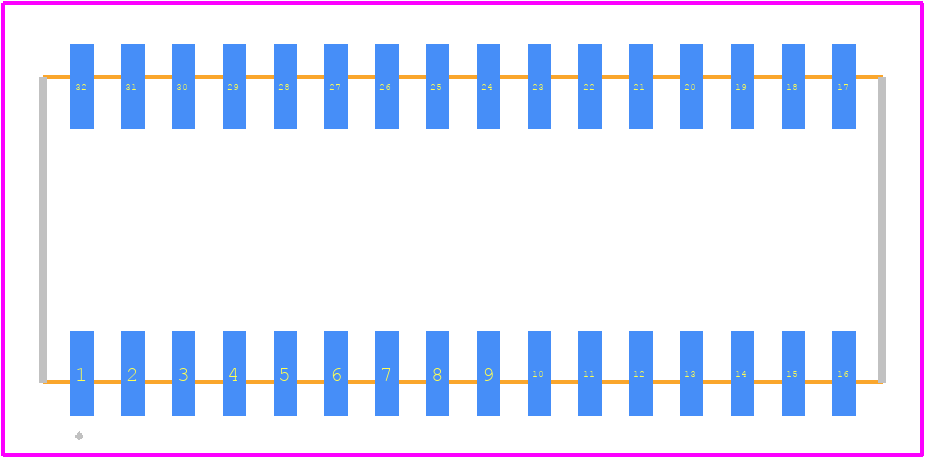 71V124SA10TYG8 - Renesas Electronics PCB footprint - Other - Other - PJG32_2021-1