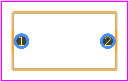 DE21XSA680KA3BY02F - Murata Electronics PCB footprint - Other - Other - DE2 D=9mm T=5mm F=7.5mm d=0.6mm