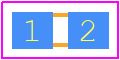 CH0603-250RJNTA - Vishay PCB footprint - Resistor Chip - Resistor Chip - 0603_n