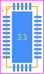 PI3USB3102ZLEX - Diodes Incorporated PCB footprint - Quad Flat No-Lead - Quad Flat No-Lead - 32-CONTACT TQFN(ZL)