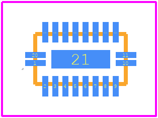 CBTL02043ABQ,115 - NXP PCB footprint - Other - Other - DHVQFN20_2