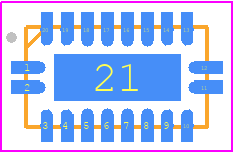 CBTL02042ABQ,115 - NXP PCB footprint - Quad Flat No-Lead - Quad Flat No-Lead - CBTL02042ABQ,115