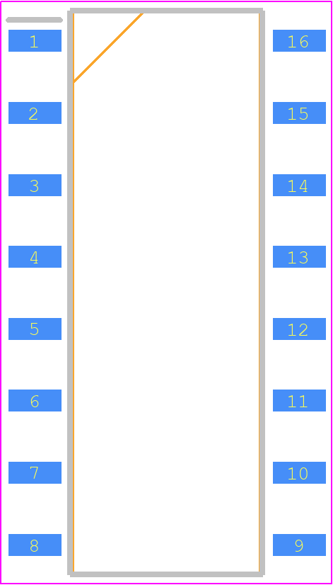 ILQ32-X007 - Vishay PCB footprint - Small Outline Packages - Small Outline Packages - ILQ2-X007T