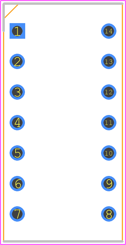 78B07ST - Grayhill PCB footprint - Dual-In-Line Sockets - Dual-In-Line Sockets - 78B07ST-1