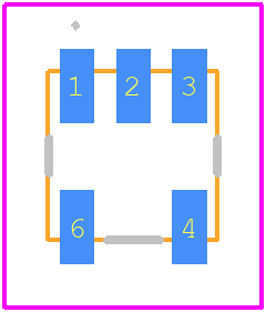 TC4-1TX+ - Mini-Circuits PCB footprint - Other - Other - TC4-1TX+-2