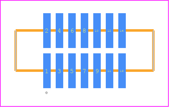 FTM-107-02-F-DV-S - SAMTEC PCB footprint - Other - Other - FTM-107-XX-Y-DV-S