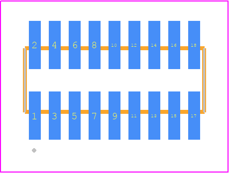 FTMH-109-03-L-DV - SAMTEC PCB footprint - Other - Other - FTMH-109-YY-XX-DV