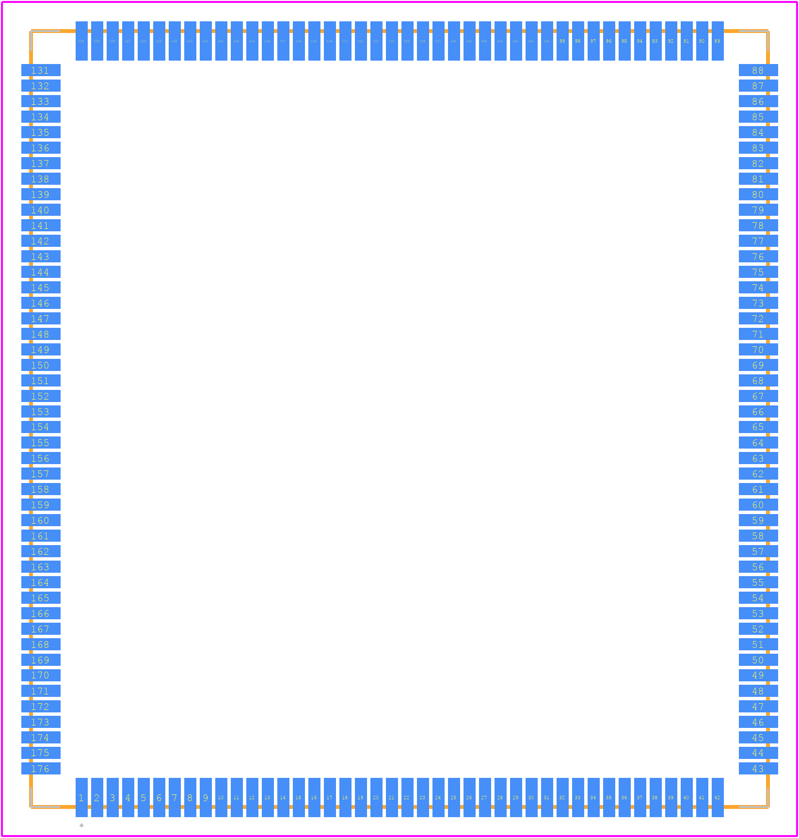 ATSAMA5D27-SOM1 - Microchip PCB footprint - Other - Other - 176-pin 38x40mm
