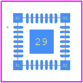 dsPIC33CK32MP102-E/M6 - Microchip PCB footprint - Other - Other - dsPIC33CK32MP102-E/M6-1